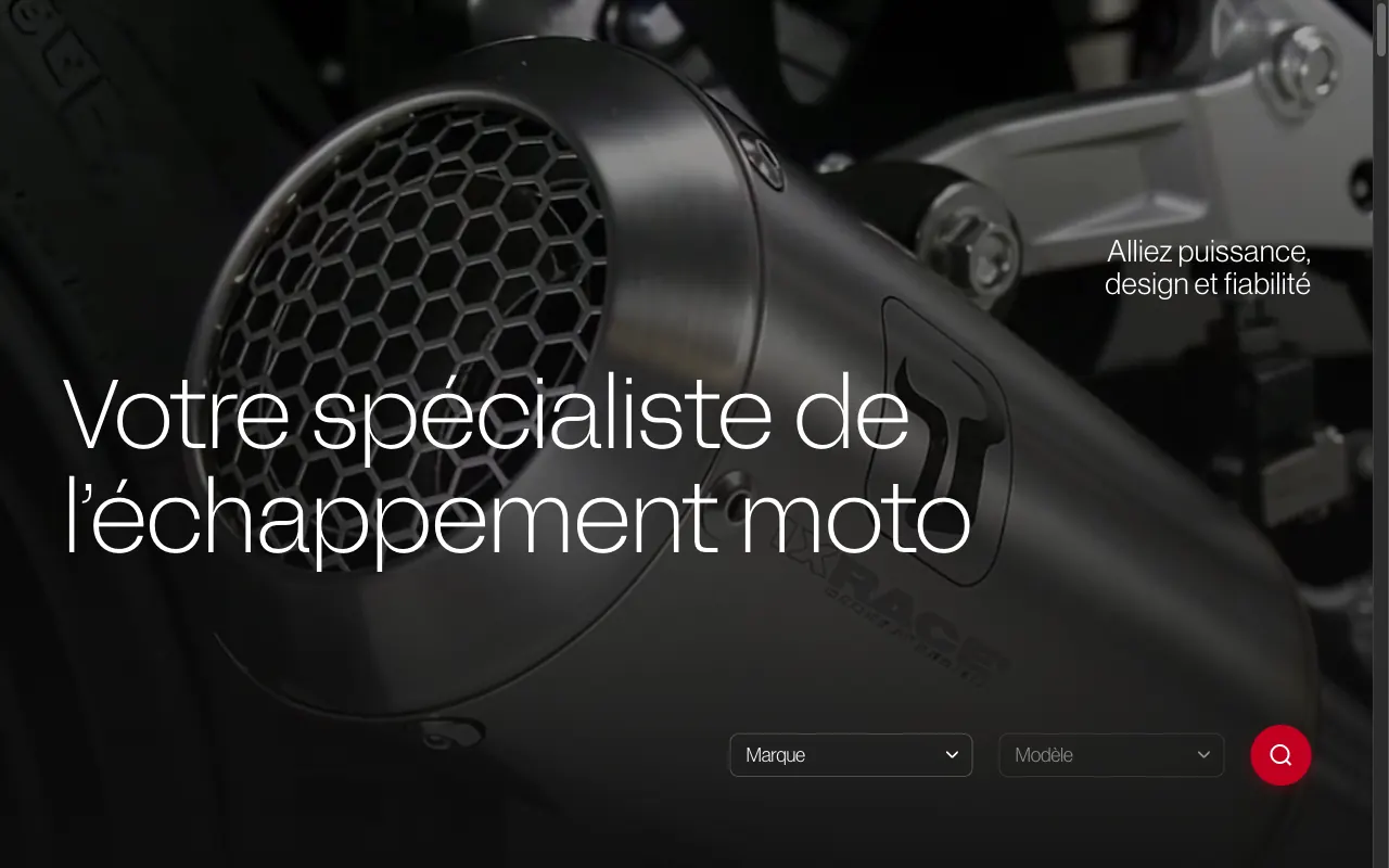 IXRACE: e-commerce and B2B reseller platform for motorcycle exhausts